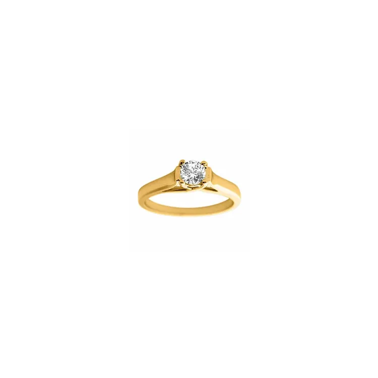 echten Diamant Ring in 14 Karat Gold 0,10 ct