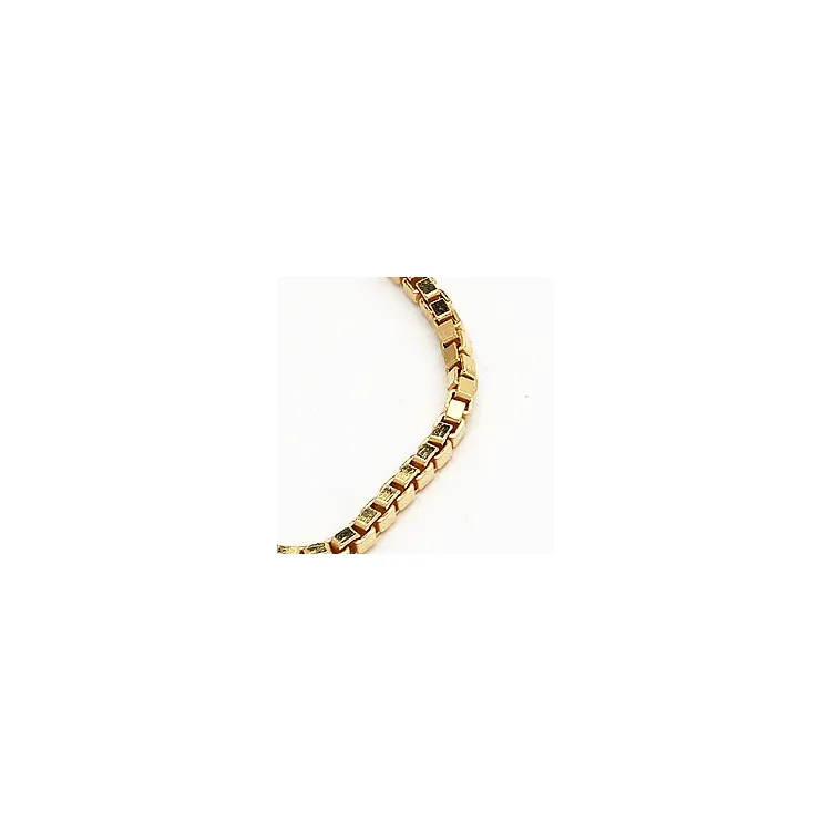 Veneziahalskette aus vergoldetem Sterlingsilber 45 cm x 1,2 mm