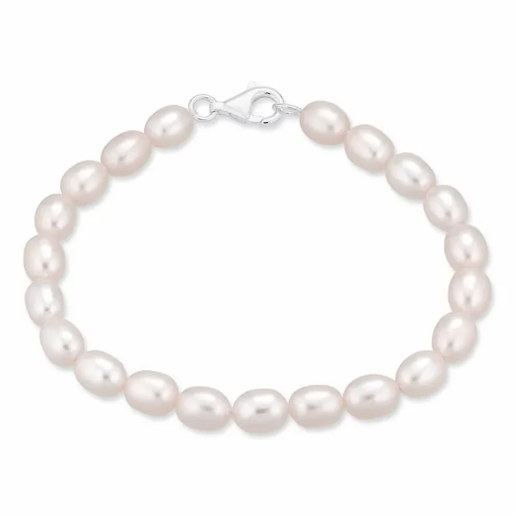 17 cm Perlenarmband mit Süßwasserperle.
