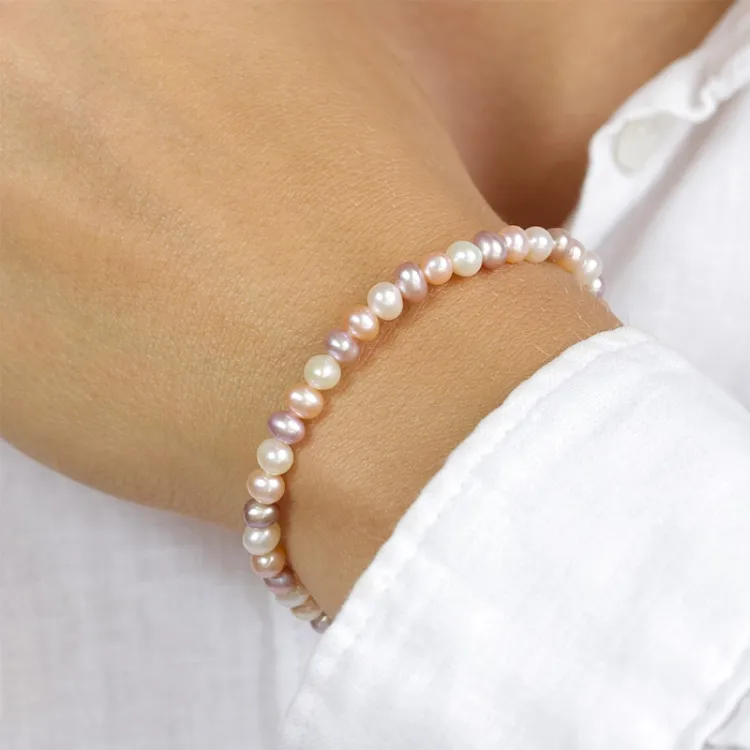 16 cm Perlenarmband mit Süßwasserperle.