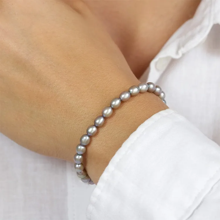 16 cm Perlenarmband mit Süßwasserperle.