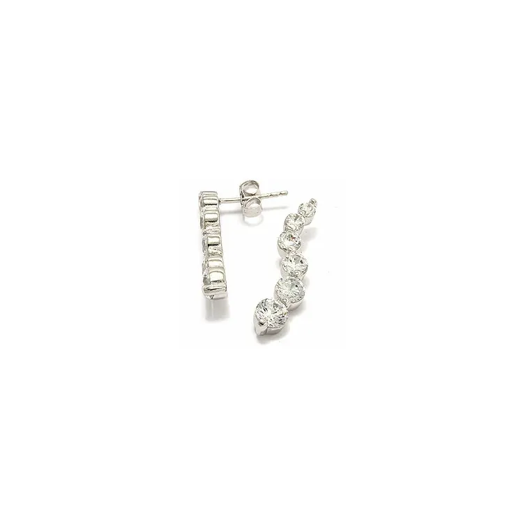Bling bling Ohrringe in Silber