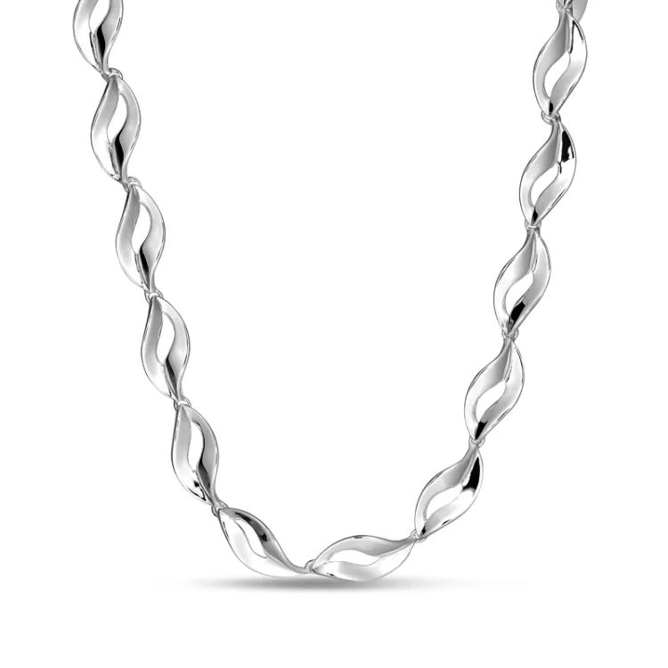 Halskette aus Silber  x 7,6 mm