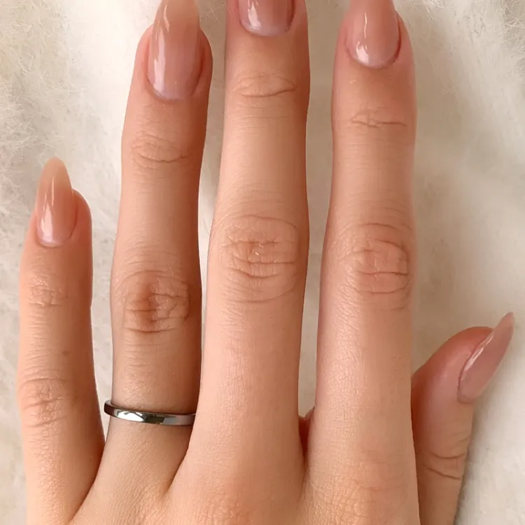 Simple Rings schwarzem Ring aus schwarzes rhodiniertes Silber