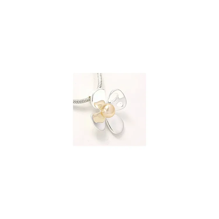 Blumenanhänger aus Silber