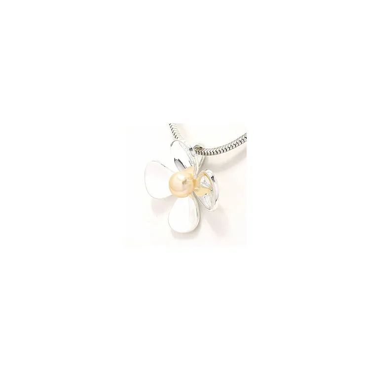 Blumenanhänger aus Silber
