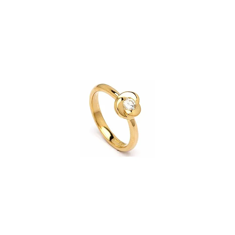 Blumen Ring aus vergoldetem Sterlingsilber