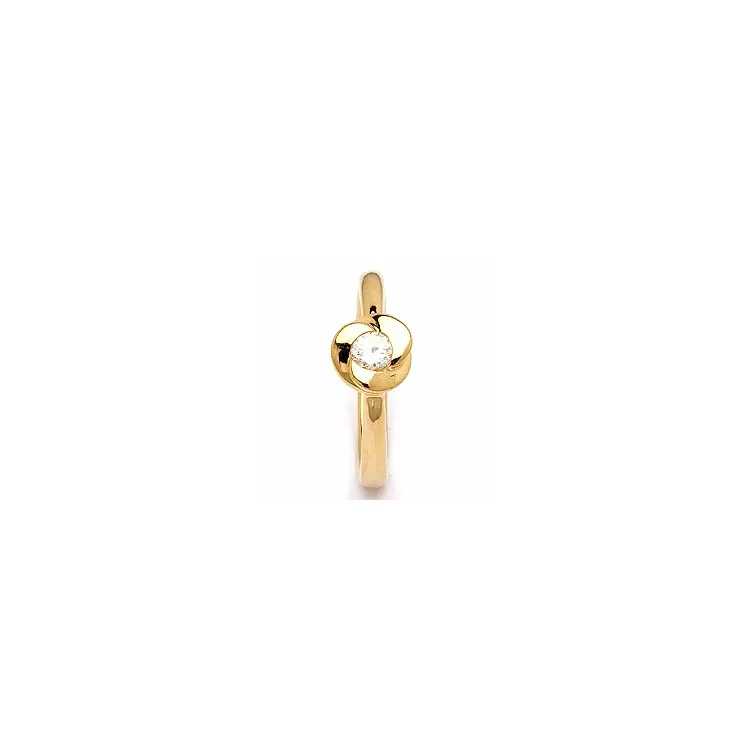 Blumen Ring aus vergoldetem Sterlingsilber