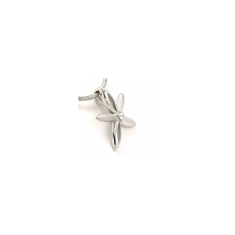 Blumenanhänger aus Silber