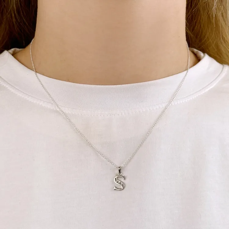 buchstab s Anhänger aus Silber
