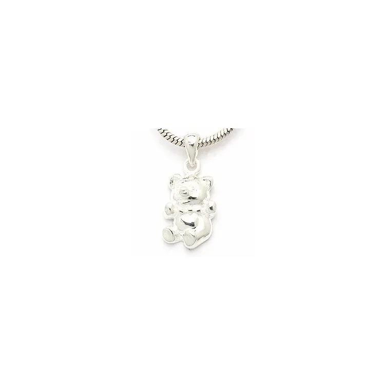 Teddybär Anhänger aus Silber