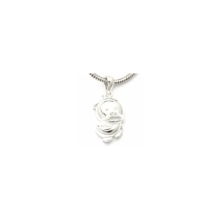 Ente Anhänger aus Silber