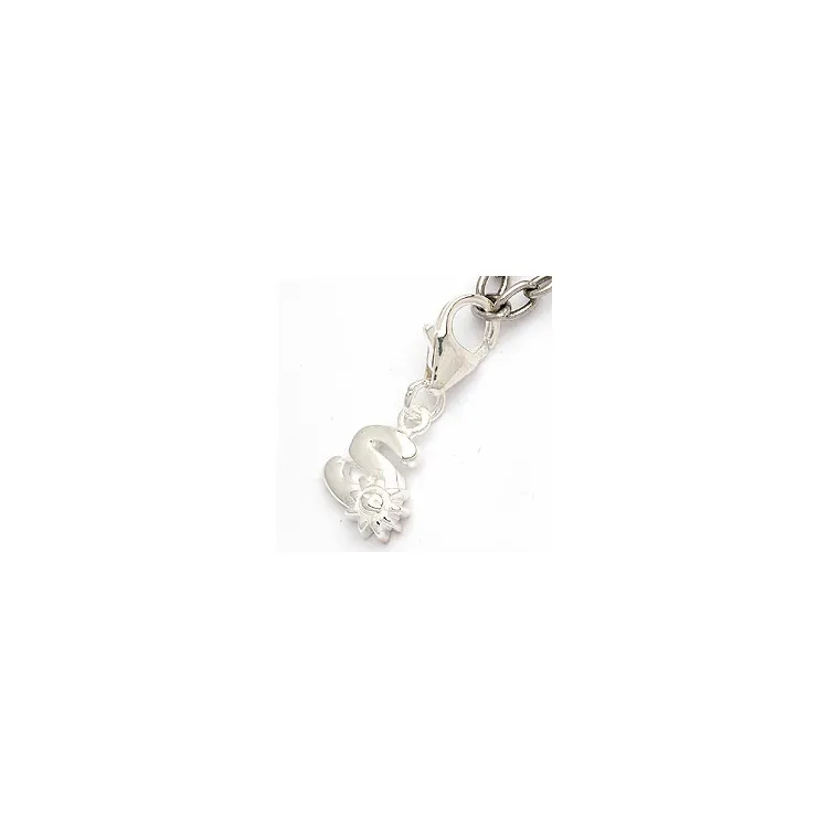 buchstab s Charm Anhänger aus Silber