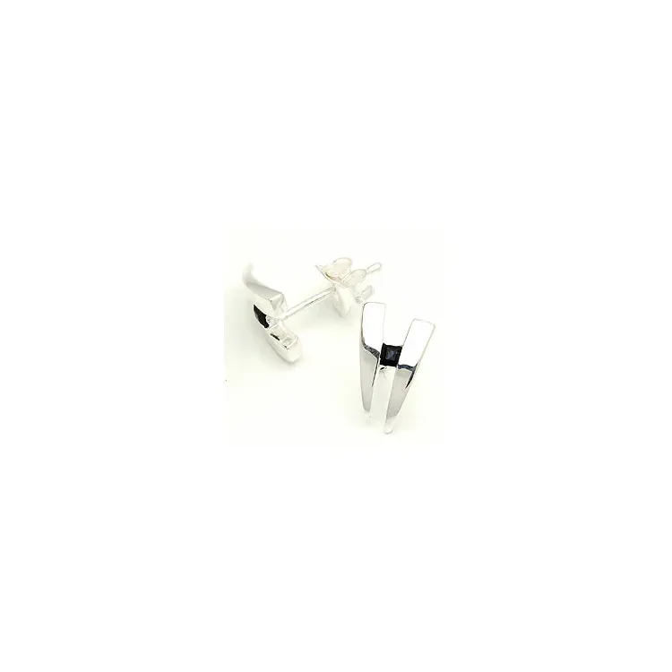 Saphir Ohrstecker in Silber