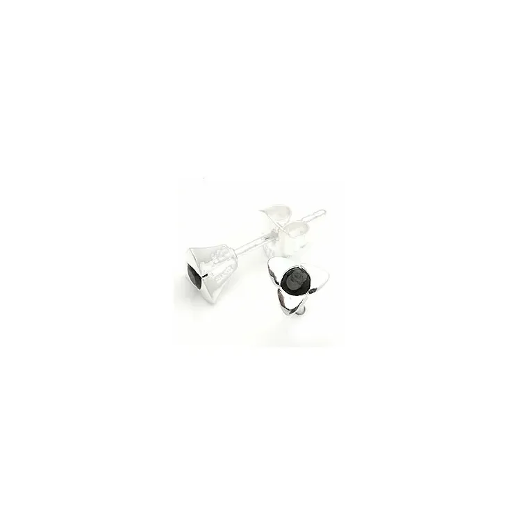 Dreieck Ohrstecker in Silber