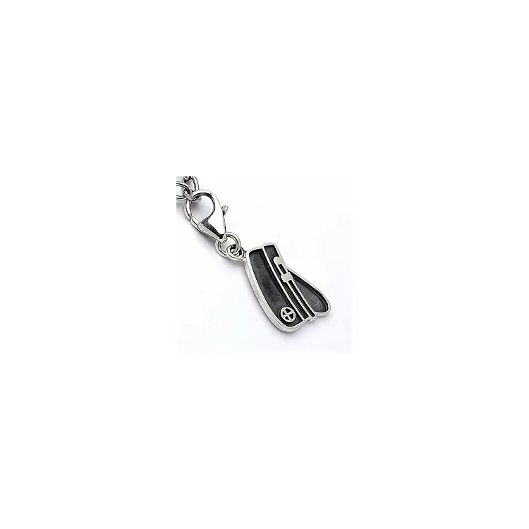 Studentenmütze Charm Anhänger aus oxidiertem Sterlingsilber