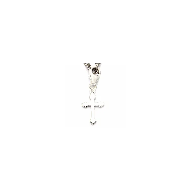 Kreuz Charms Anhänger aus Silber
