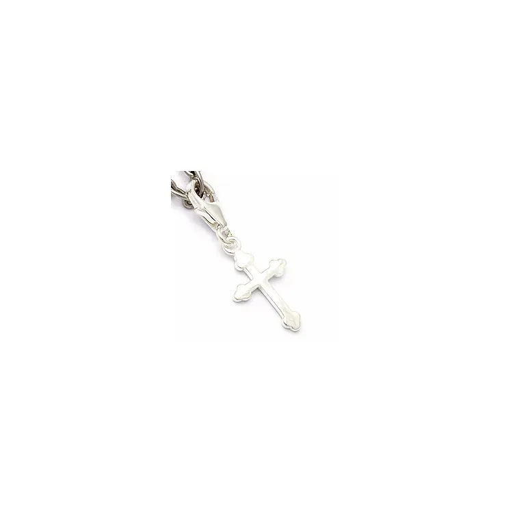 Kreuz Charms Anhänger aus Silber