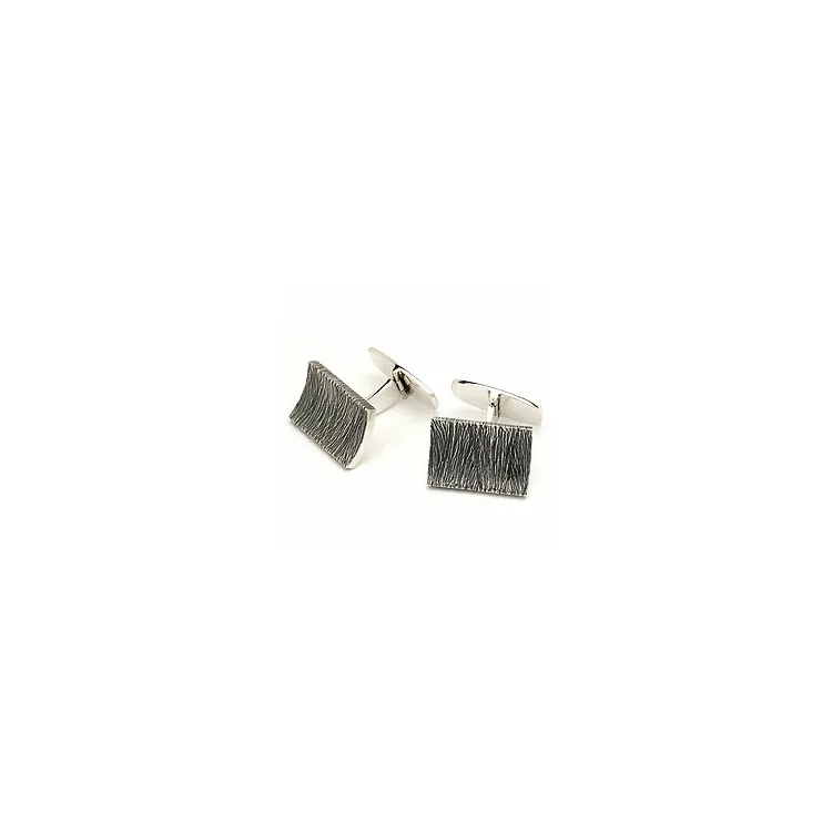 Manschettenknöpfe in oxidiertem Sterlingsilber