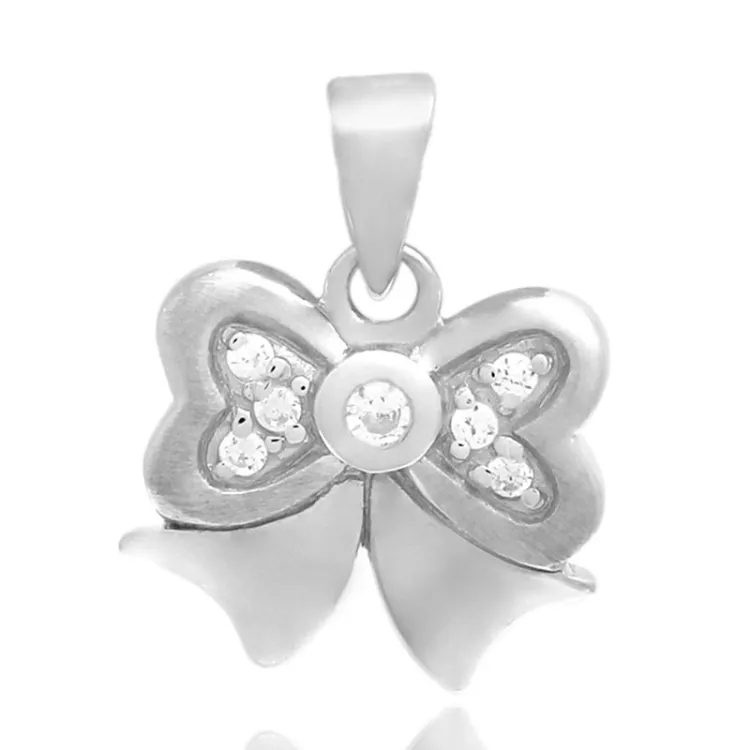 Schleife Anhänger aus Silber