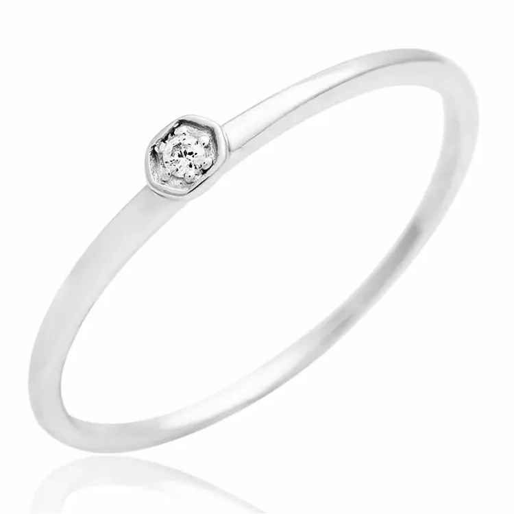 Zirkon Ring aus Silber