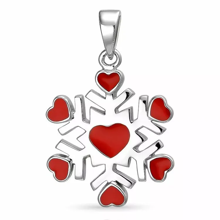 Schneeflocke Anhänger aus Silber - Little Ones