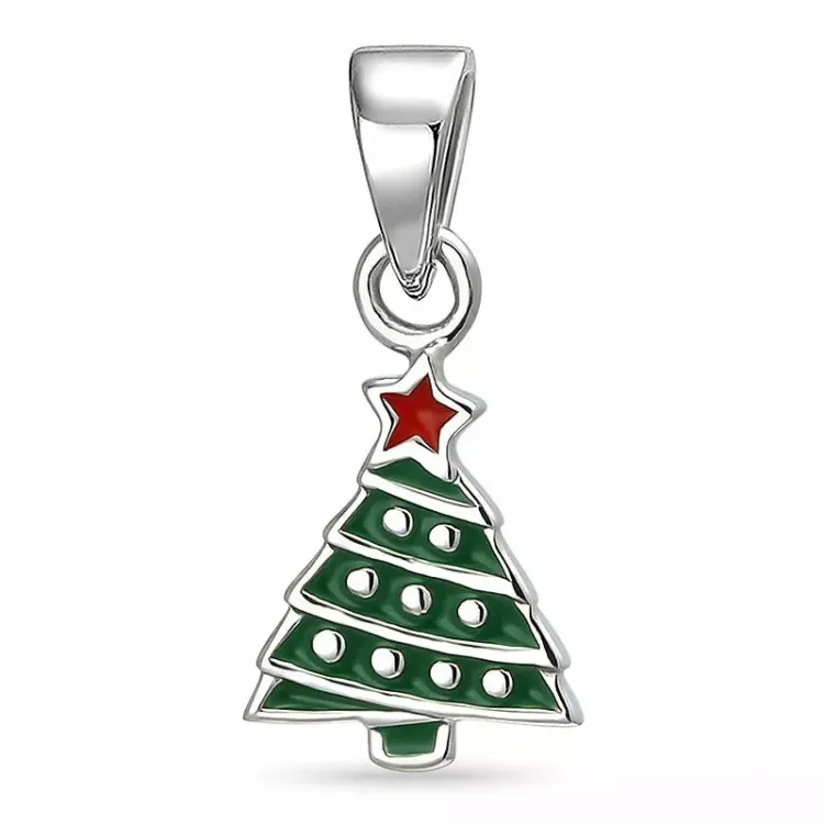 Weinachtsbaum Anhänger aus Silber - Little Ones