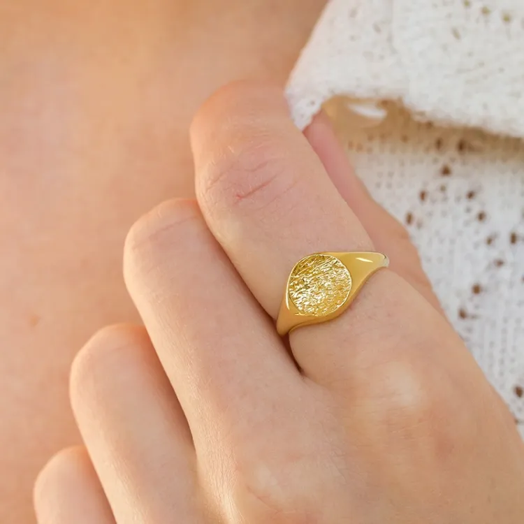 Ring aus vergoldetem Sterlingsilber