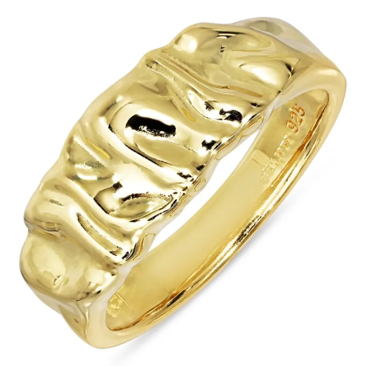 Ring aus vergoldetem Sterlingsilber