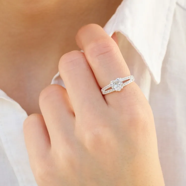 Zirkon Ring aus Silber