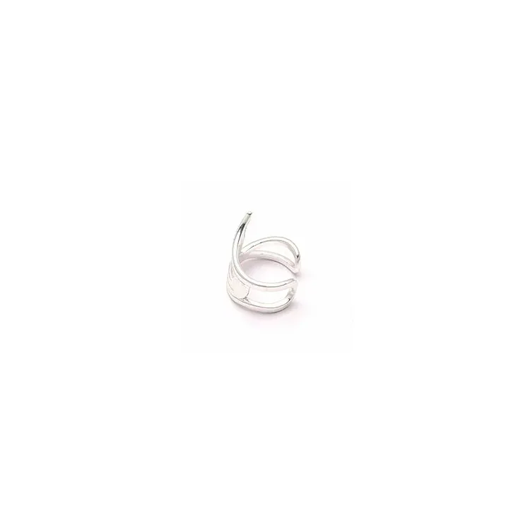 ear cuff in Silber