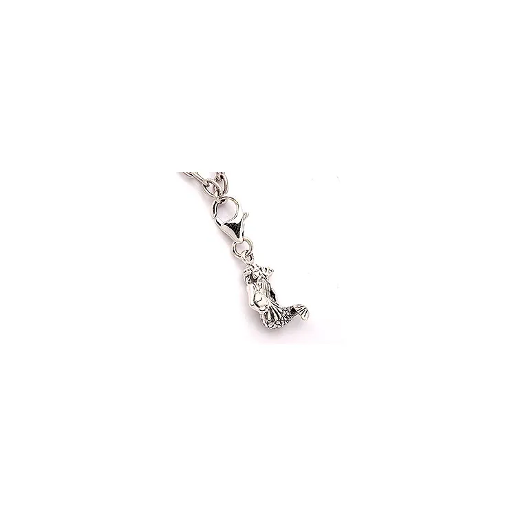 Wassermann Sternzeichen Charm Anhänger aus oxidiertem Sterlingsilber