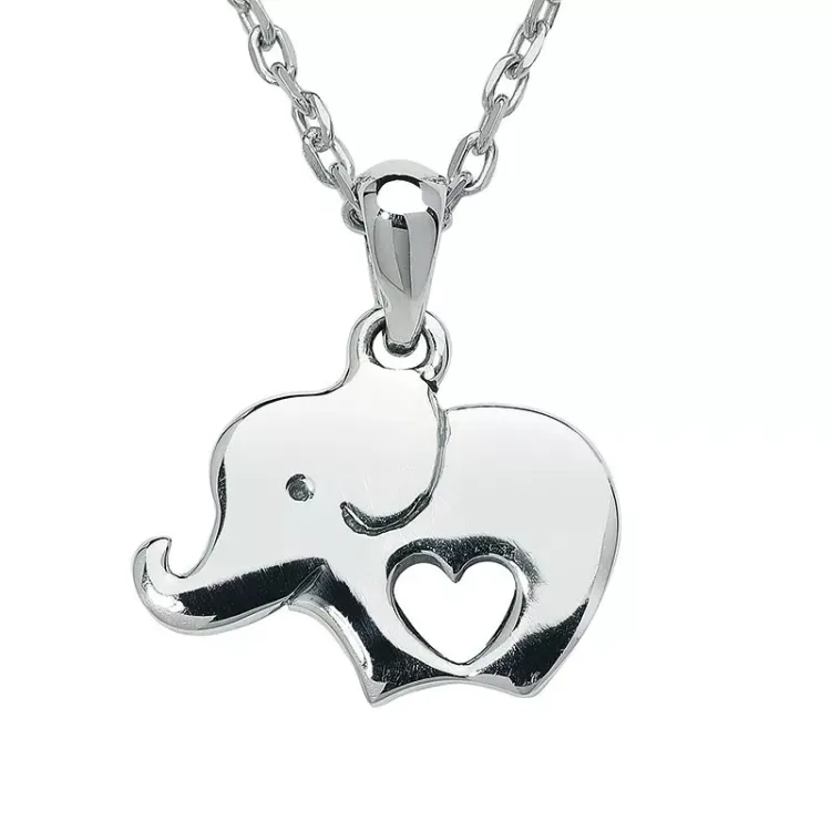 Kollektionsmuster Elefant Anhänger aus Silber