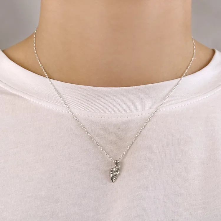 Mutter und Kind Anhänger aus Silber