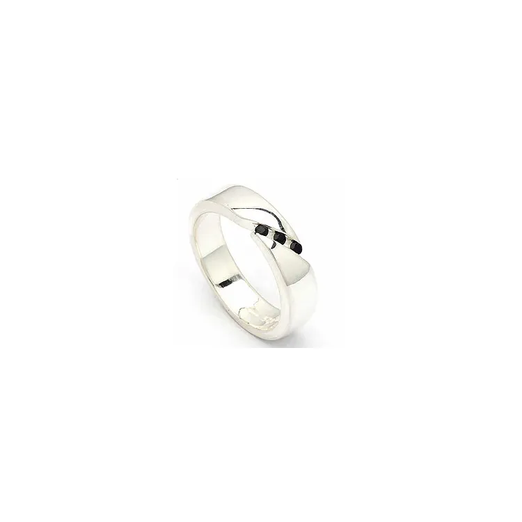 Elegant blauem saphir ring aus silber
