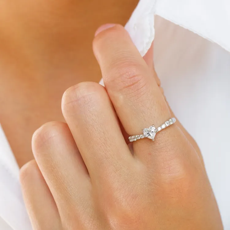 Zirkon Ring aus Silber
