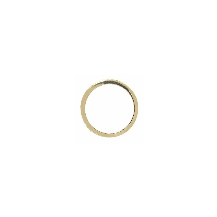 Ring aus oxidiertem Sterlingsilber mit 8 Karat Gold