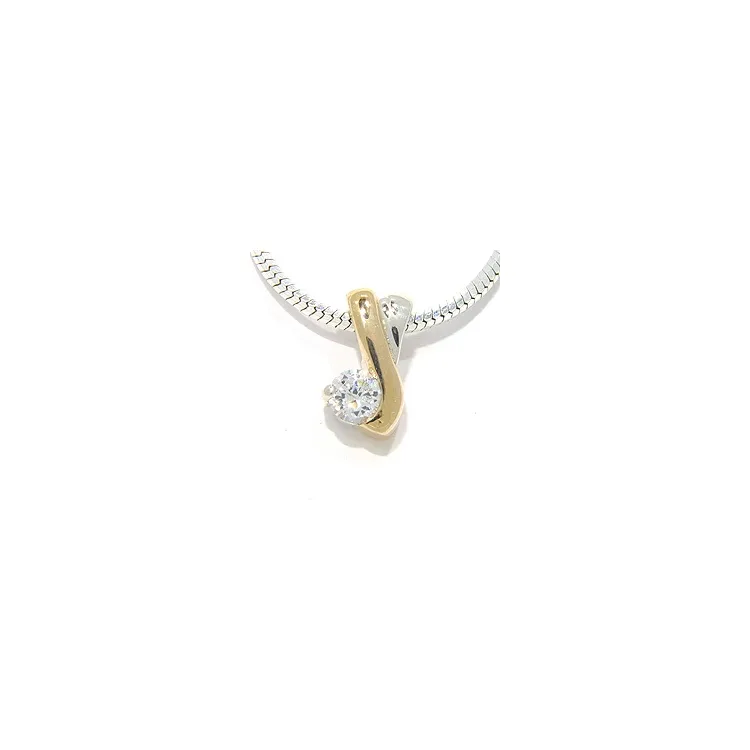 Anhänger aus Silber und vergoldetem Sterlingsilber