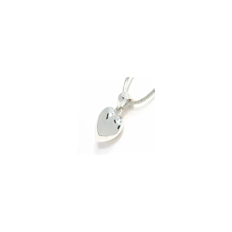 20 x 16 mm Herzförmiger Anhänger aus Silber