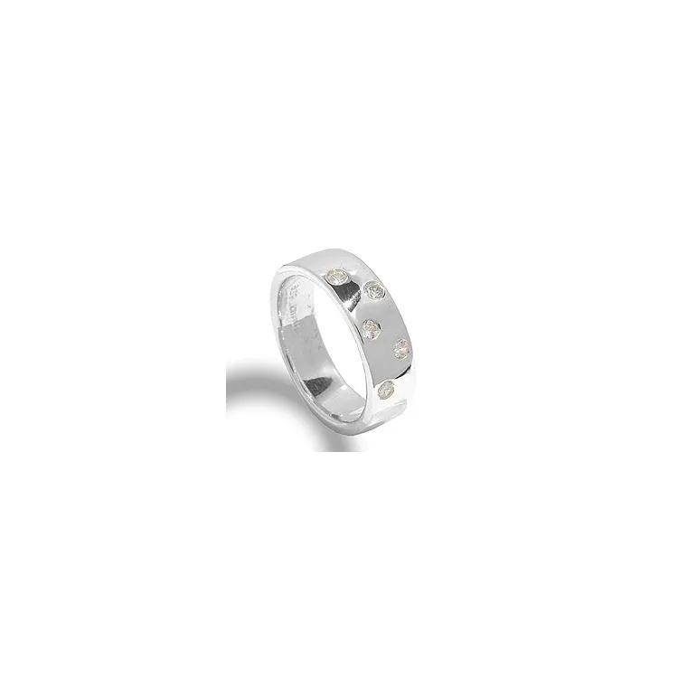 Zirkon Ring aus Silber