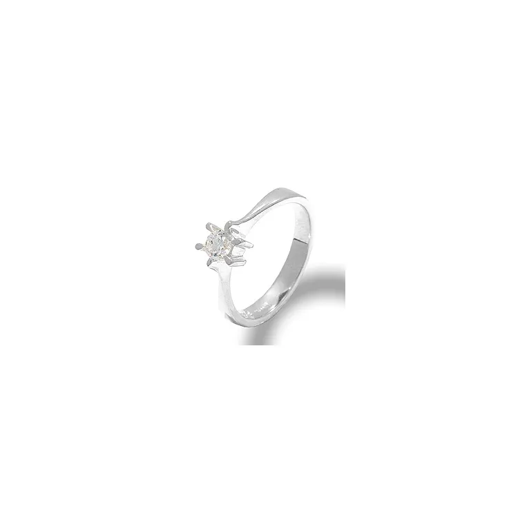 Solitärring aus Silber