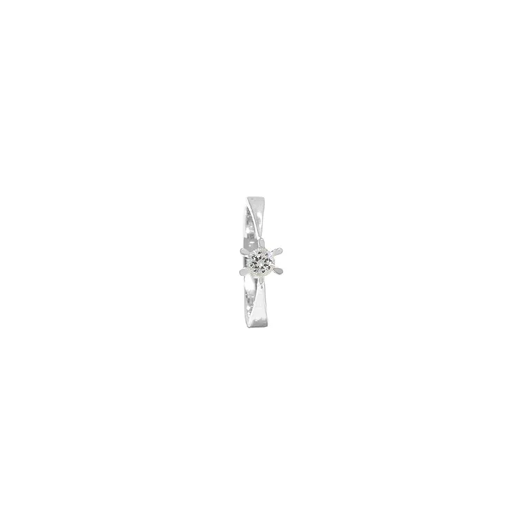 Solitärring aus Silber