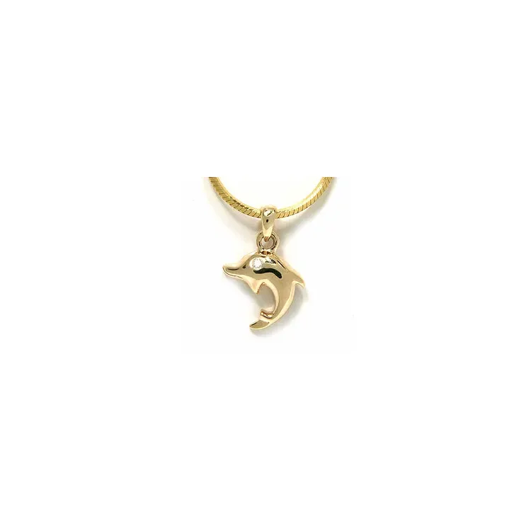 Delfin Anhänger aus 8 Karat Gold
