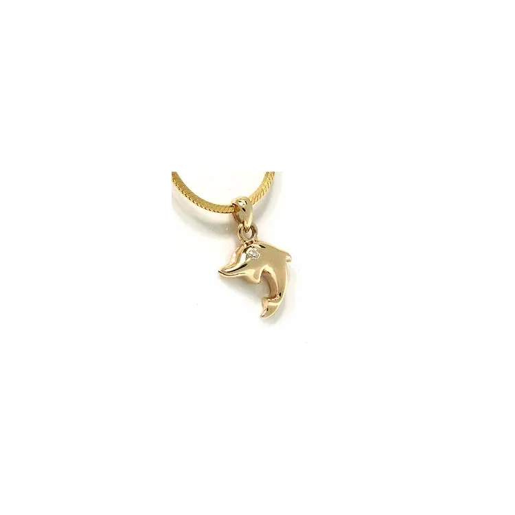 Delfin Anhänger aus 8 Karat Gold
