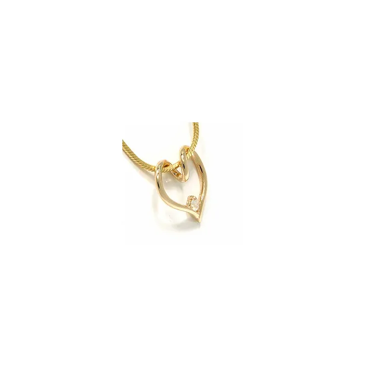 Herz Anhänger aus 8 Karat Gold