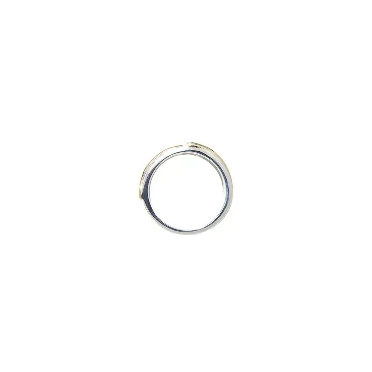 Ring aus Silber mit 8 Karat Gold