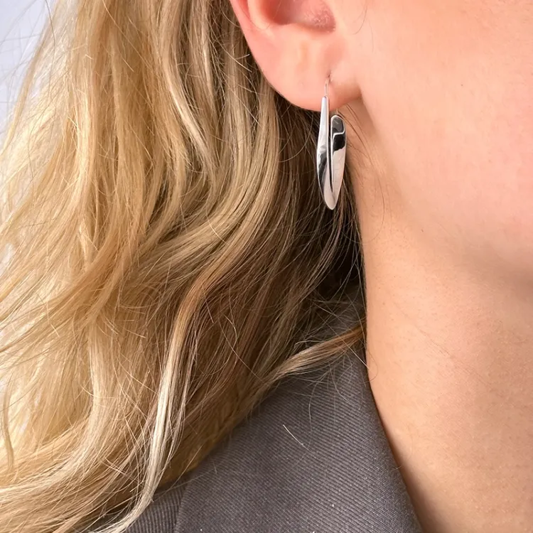 Ohrhaken in Silber