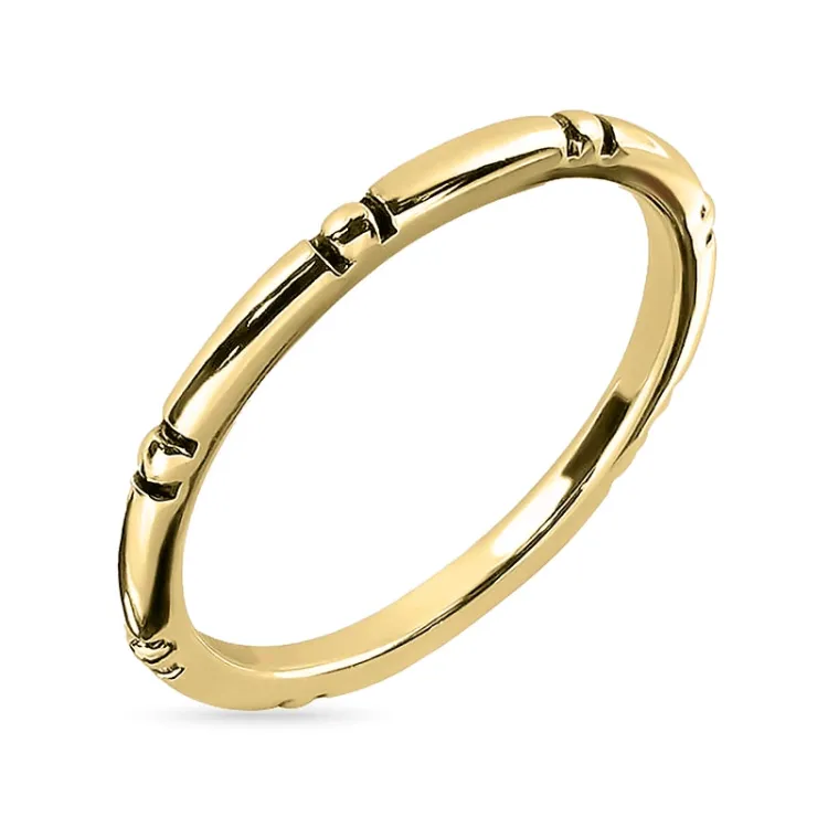 Ring aus vergoldetem Sterlingsilber
