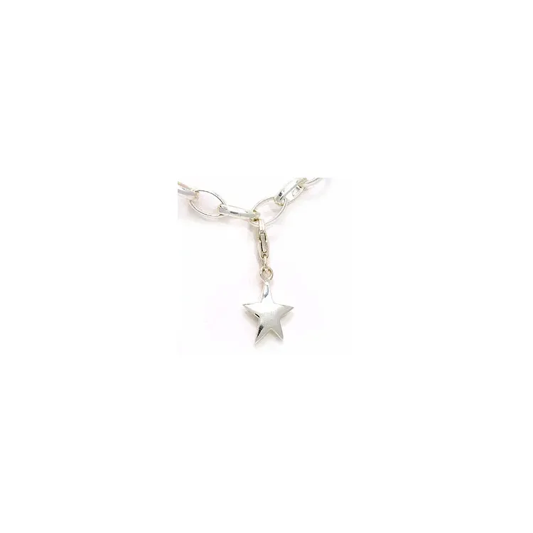 Stern Charm Anhänger aus Silber