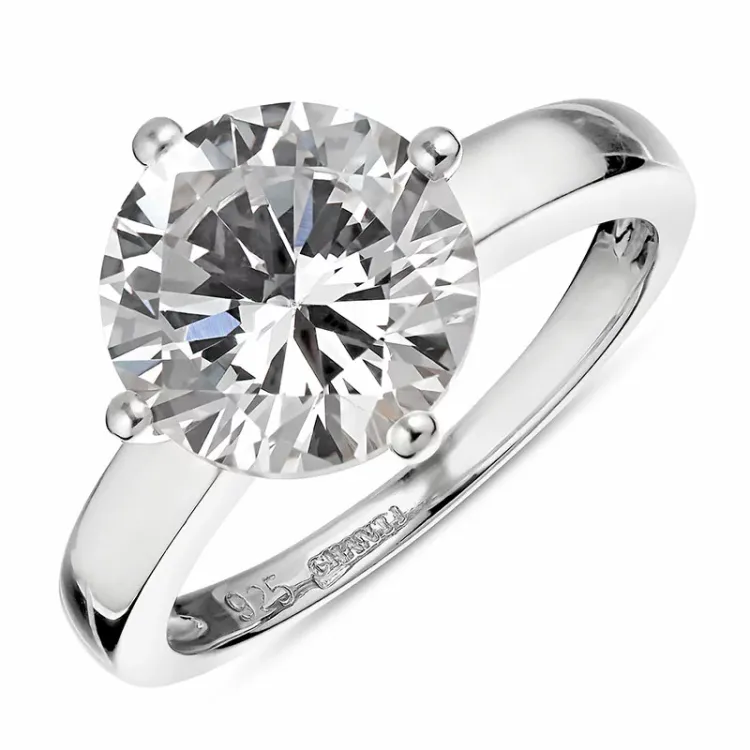 Zirkon Ring aus Silber